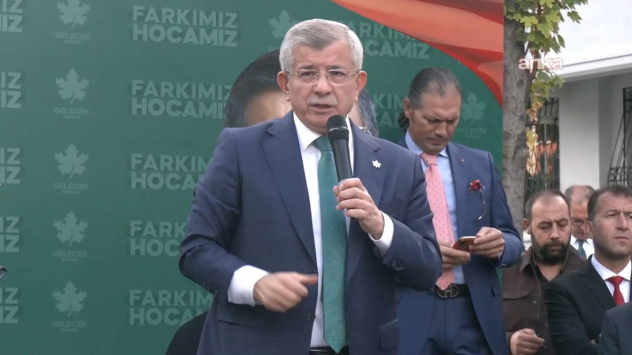 ahmet davutoglu partisinin yeni genel merkezini acti muhalefet trollerine boyun egmeyiz nN9Pljji