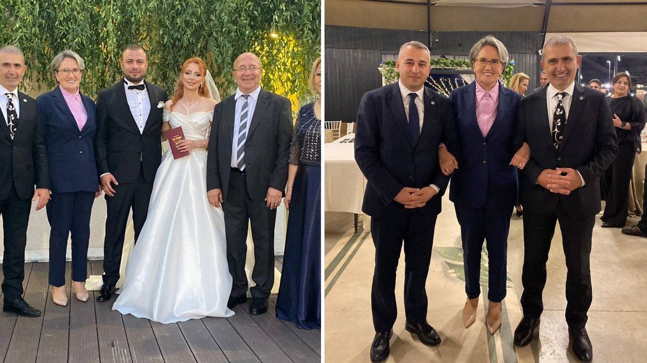 Meral Akşener Kocaeli’de nikah şahitliği yaptı